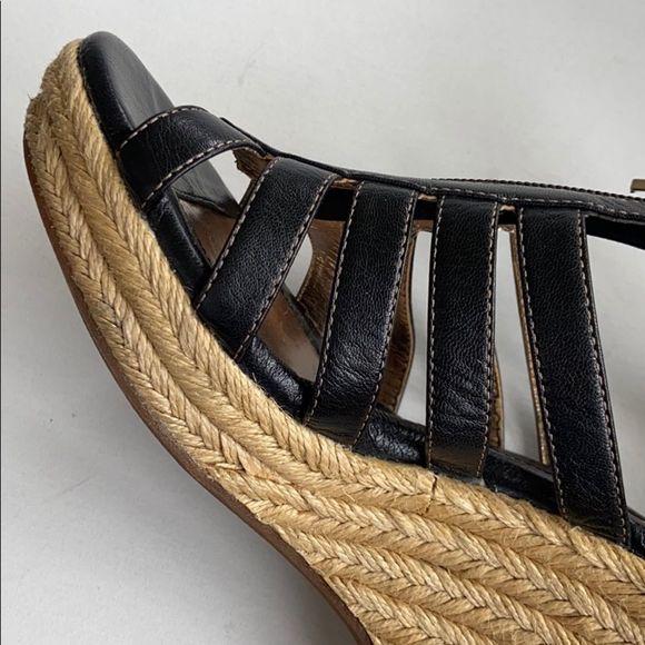 EUC Sofft leather wedge sandals - Picture 6 of 8